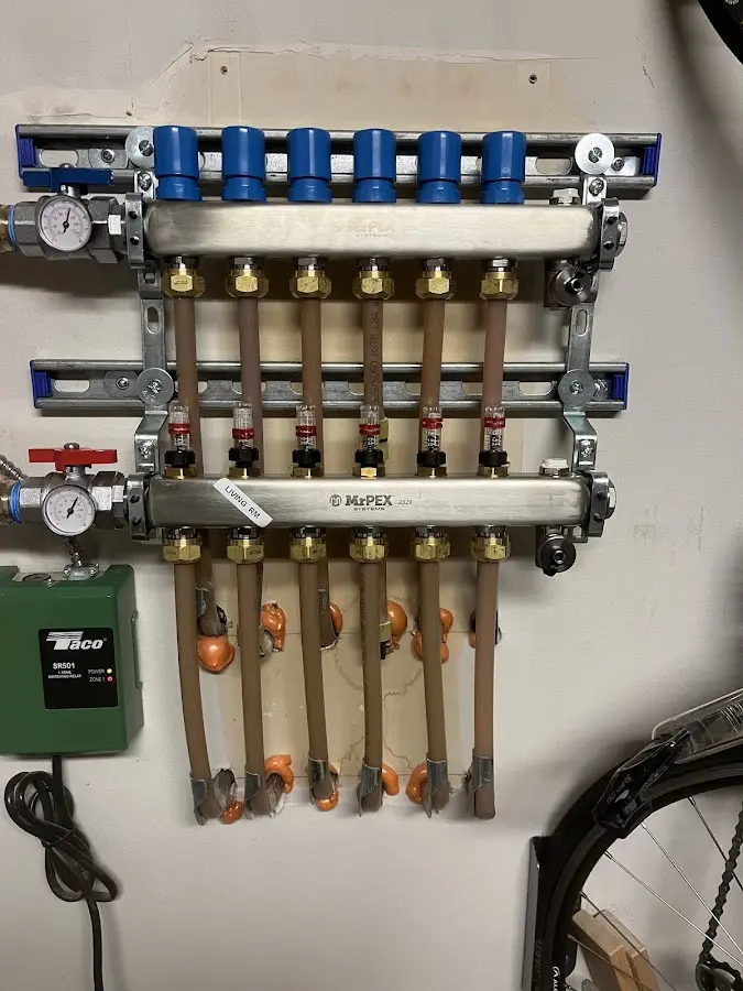 Plumber performing Leak Detection at a residential property in Annetta